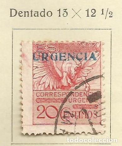 Sellos: ESPA&Ntilde;A 1930 - CORRESPONDENCIA URGENTE - EDIFIL 591A USADO