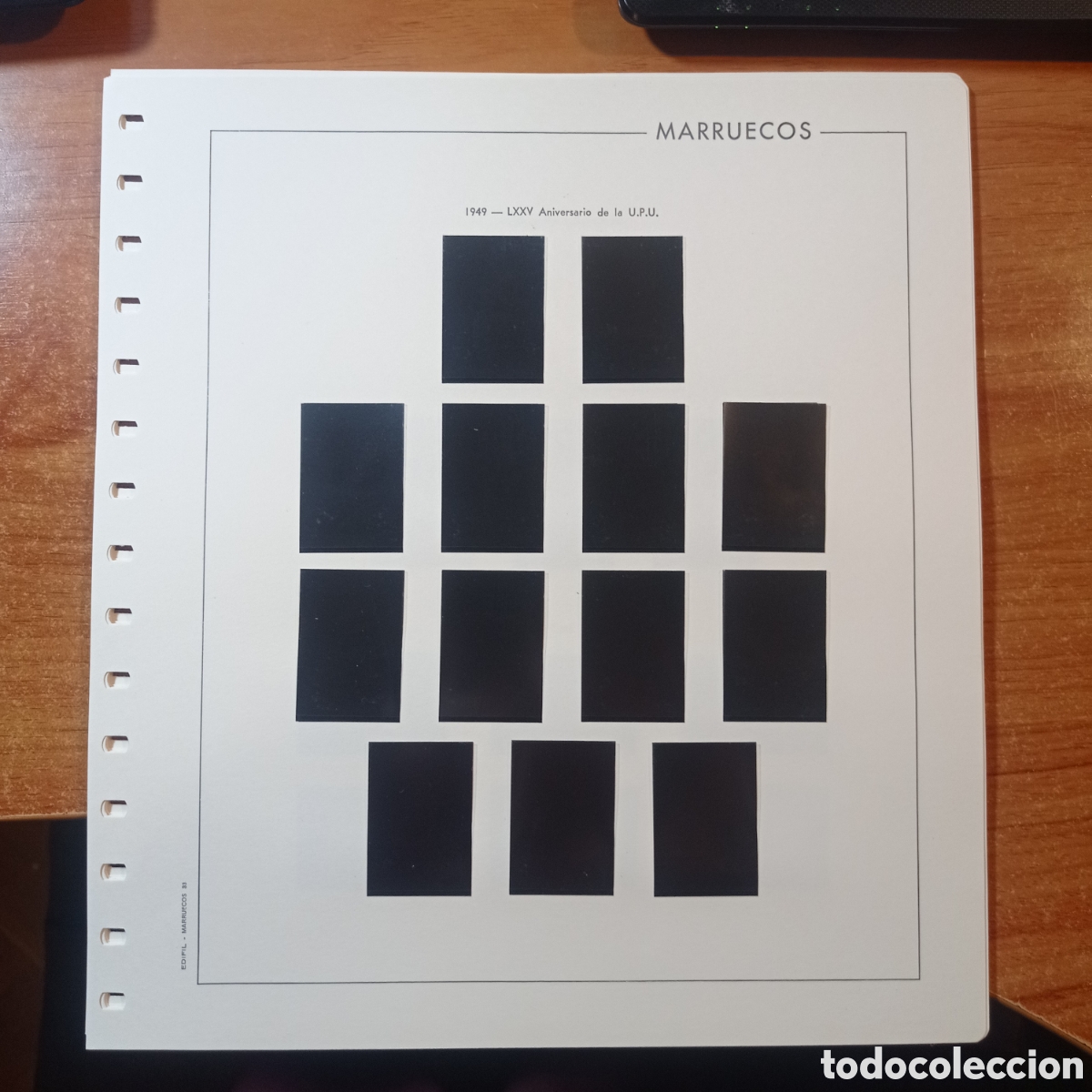 Sellos: Suplemento edifil 1949 al 1957 inclusive montado negro segunda mano