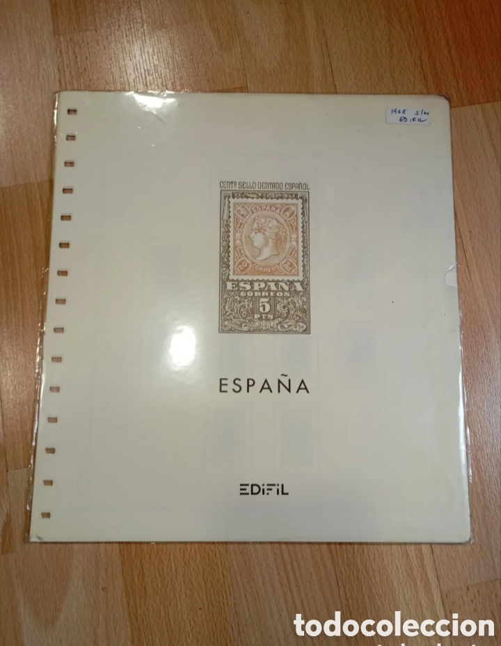 Sellos: ESPA&Ntilde;A - HOJAS DE &Aacute;LBUM EDIFIL - SUPLEMENTO A&Ntilde;O 1965 - SIN MONTAR - NUEVO