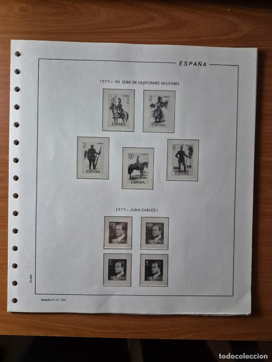 Sellos: Hojas FILABO a&ntilde;o 1977, ilustradas con filoestuches