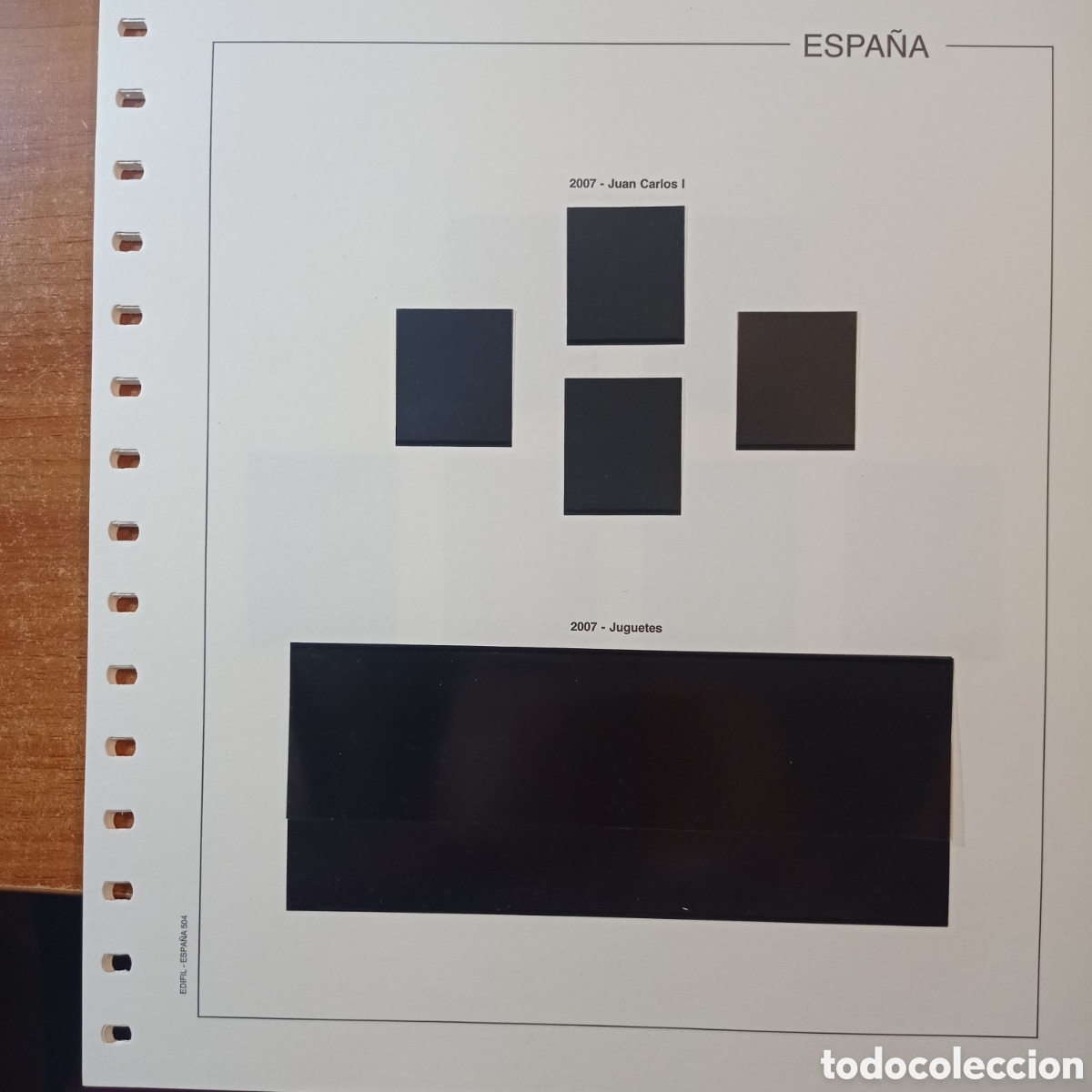 Sellos: Suplemento edifil 2007 montado negro segunda mano