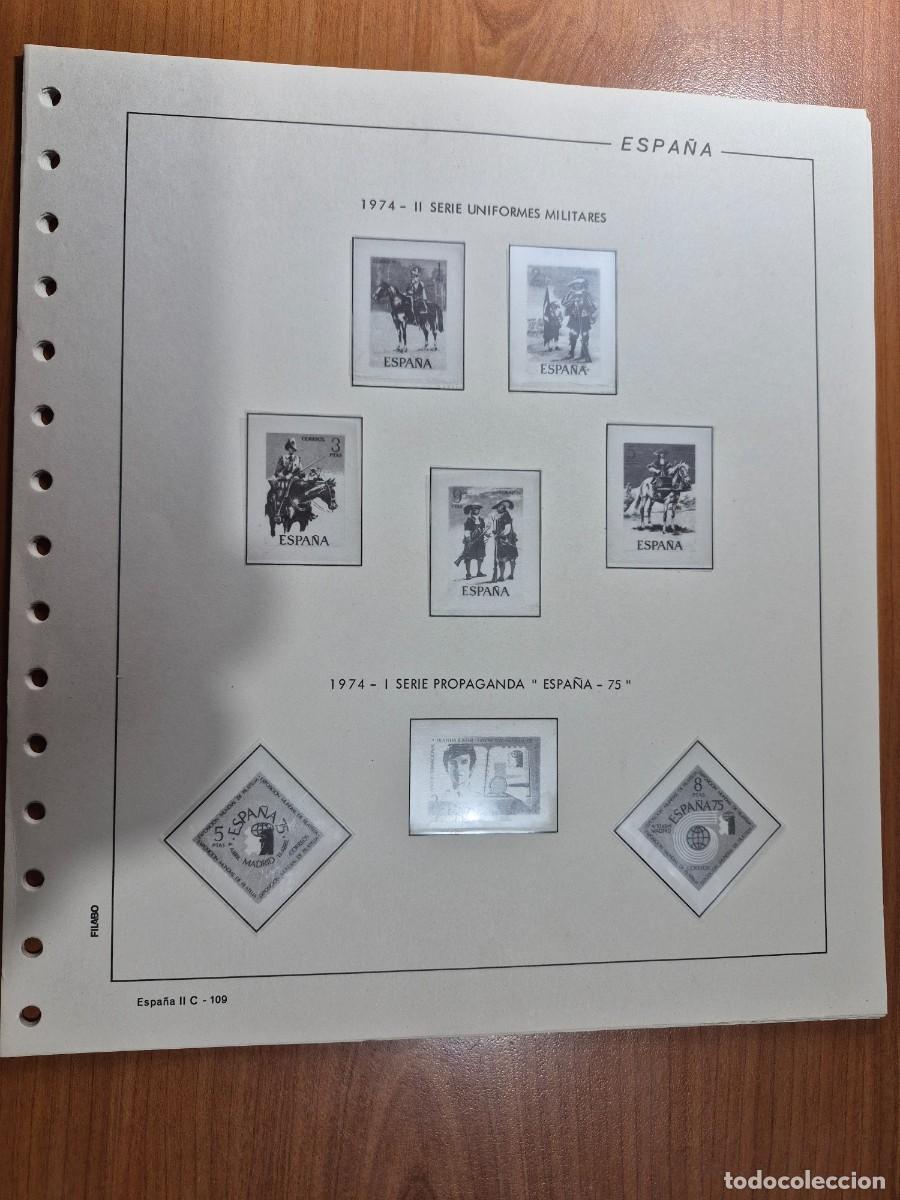 Sellos: Hojas FILABO a&ntilde;o 1974, ilustradas con filoestuches