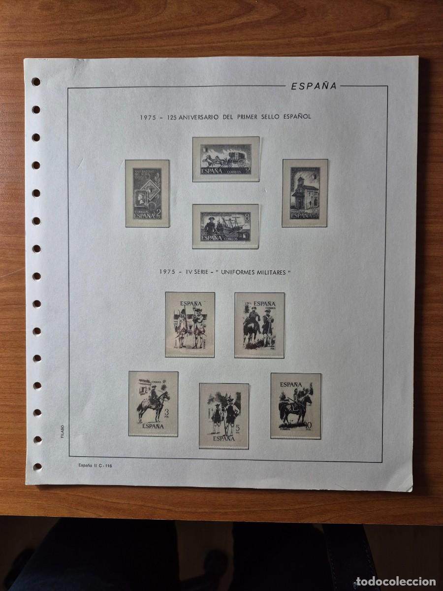 Sellos: Hojas FILABO a&ntilde;o 1975, ilustradas con filoestuches