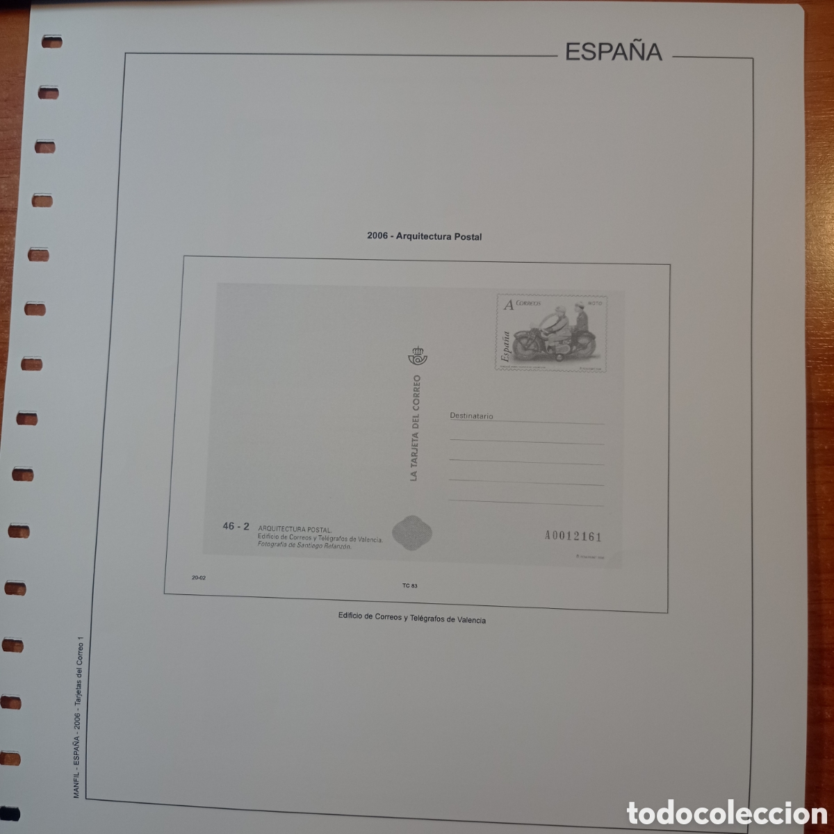 Sellos: Suplemento manfil 2006 tarjetas entero postal 2006 sin montar segunda mano