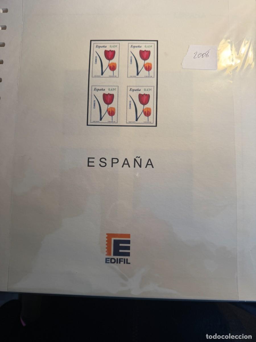 Briefmarken: SUPLEMENTO EDIFIL 2008 EN BLOQUE DE CUATRO MONTADO NEGRO COMO NUEVO
