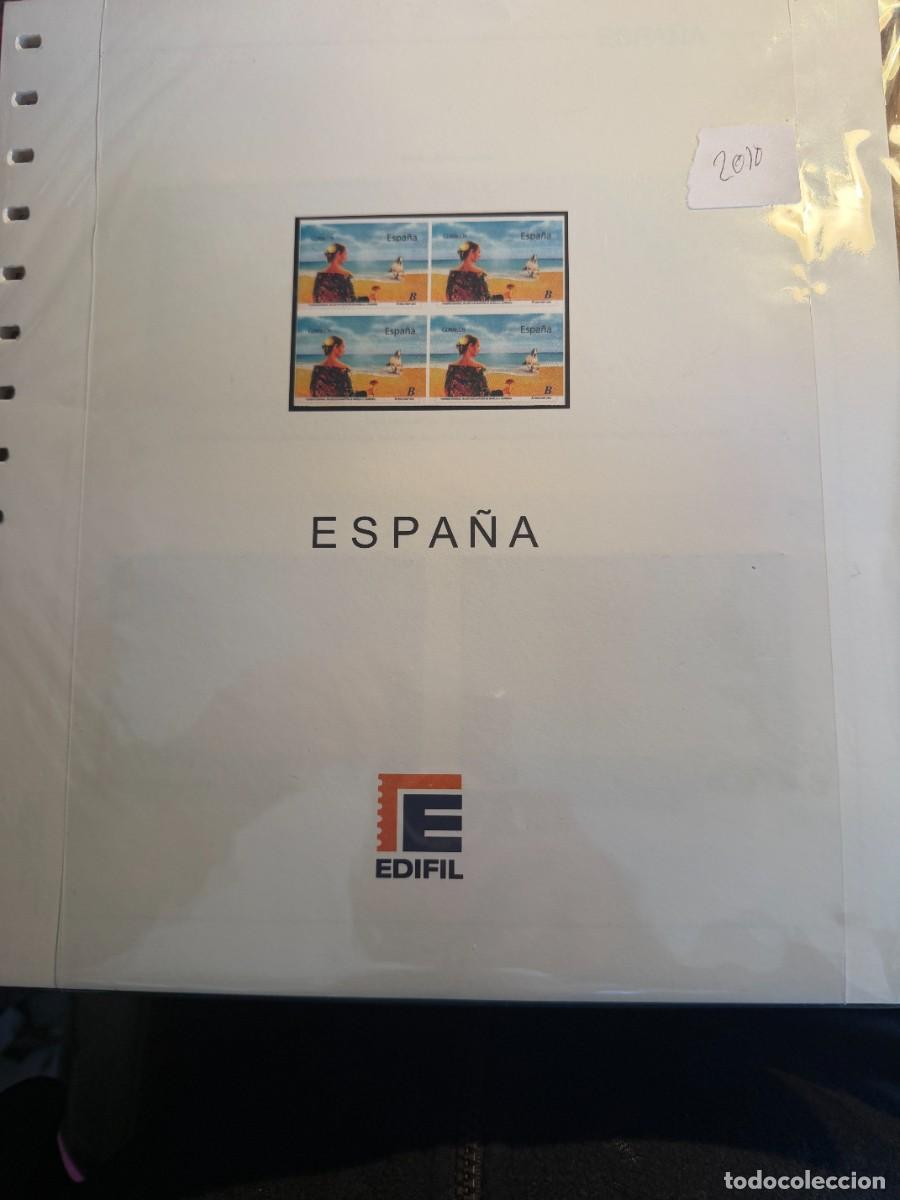 Briefmarken: SUPLEMENTO EDIFIL 2010 EN BLOQUE DE CUATRO MONTADO NEGRO COMO NUEVO