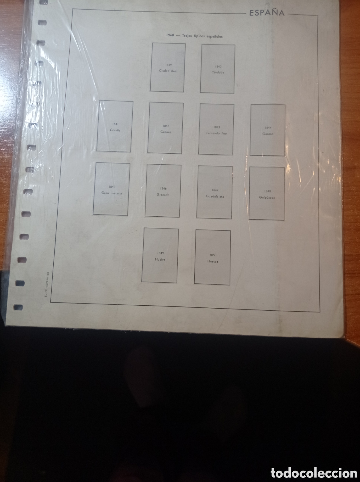 Sellos: Suplemento edifil 1968 sin foto montado blanco segunda mano