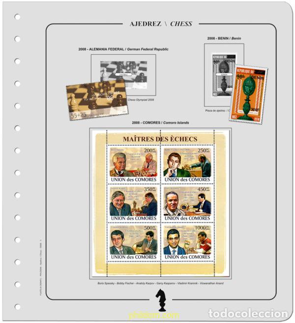 Francobolli: Suplemento Ajedrez 2008 Sin Montar