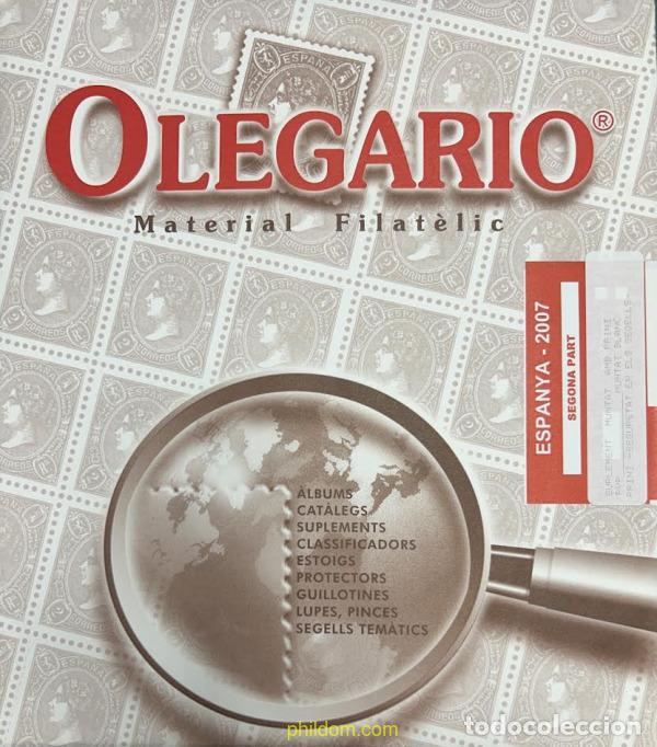 Sellos: Supl.Olegario Espa&ntilde;a 2007 2a. Catal&agrave; montat