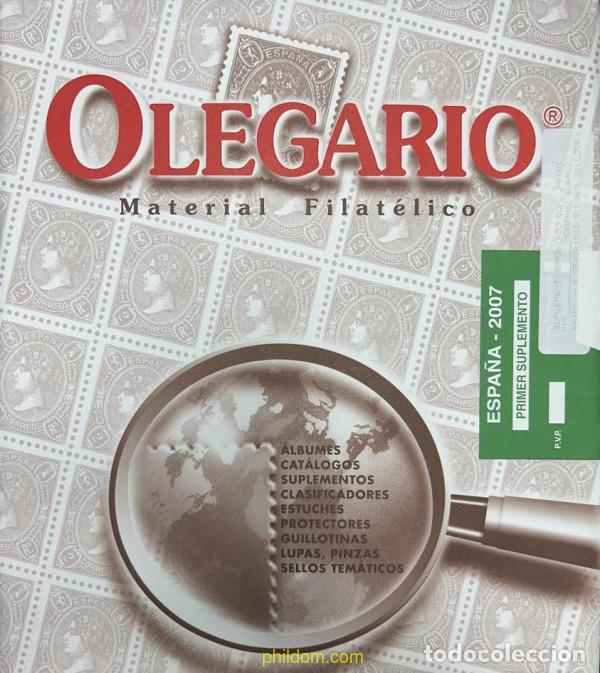 Sellos: Supl.Olegario Espa&ntilde;a 2007 1a. Castell&agrave; montado