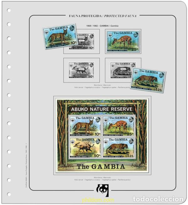 Timbres: Suplemento WWF 1984 Mini-Hojas montado