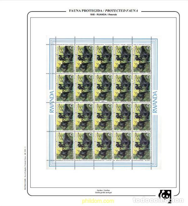 Timbres: Suplemento WWF 1986 Mini-Hojas sin montar