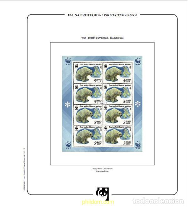 Timbres: Suplemento WWF 1987 Mini-Hojas montado