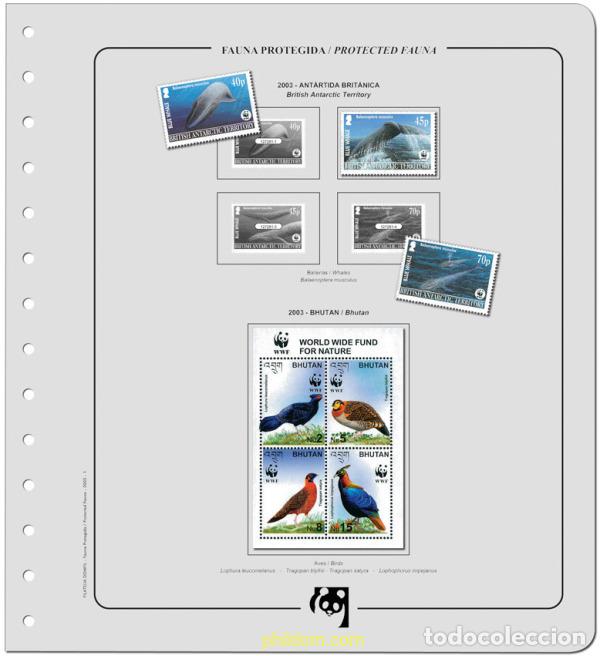 Francobolli: Suplemento WWF 2004 Mini-Hojas montado