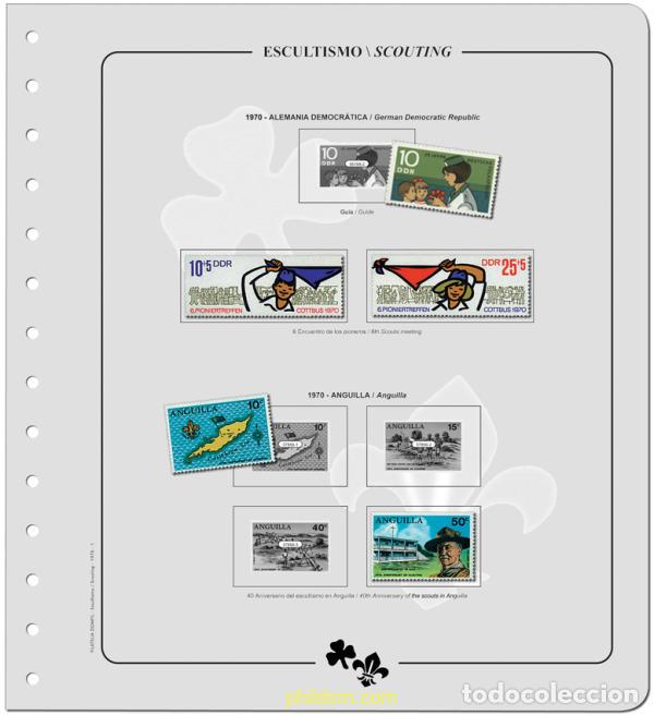 Sellos: Suplemento. ESCULTISMO TOMO IV 1970-1972 Montado