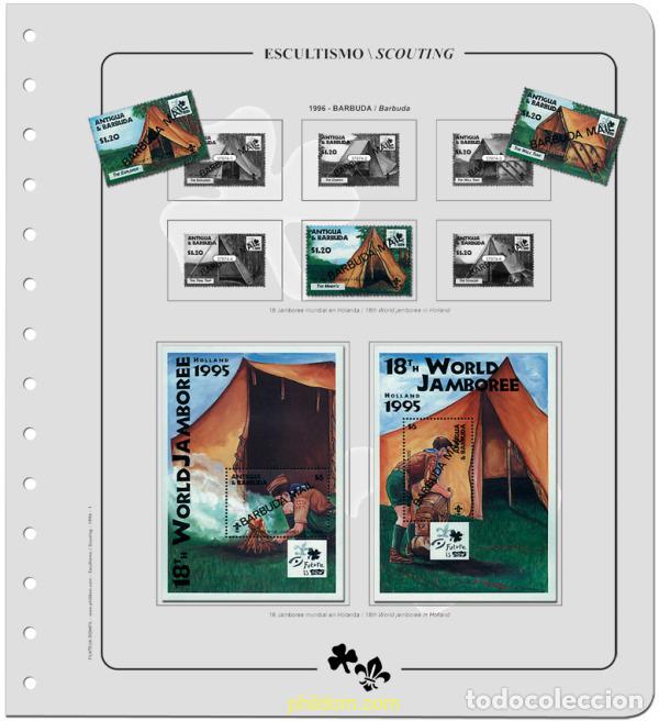 Sellos: Suplemento. ESCULTISMO TOMO XII 1994-1996 Montado