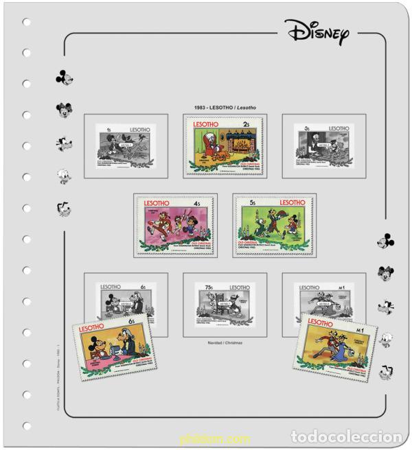 Sellos: Suplemento Walt Disney 1982/1984-A TOMO II Sin Montar