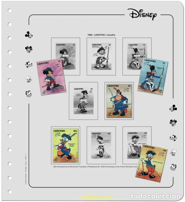 Sellos: Suplemento Walt Disney 1989-B/1990 TOMO VI Sin Montar