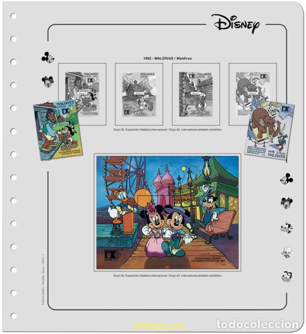 Sellos: Suplemento Walt Disney 1992-B TOMO IX Sin Montar