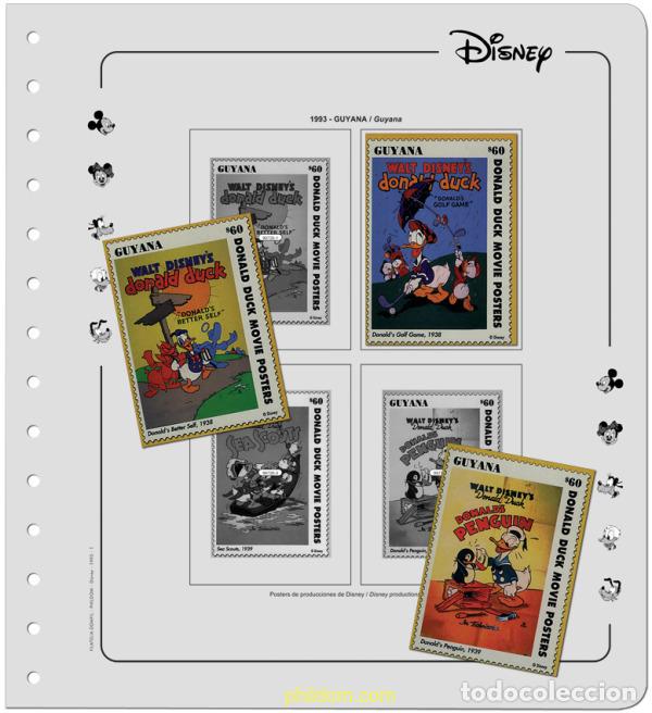 Sellos: Suplemento Walt Disney 1992-C/1993 TOMO X Montado