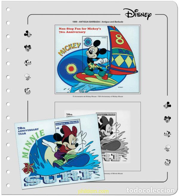 Francobolli: Suplemento Walt Disney 1999/2008 TOMO XVII Sin Montar