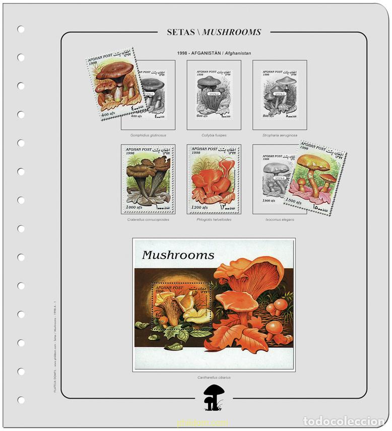 Sellos: Suplemento. SETAS 2001a Sin Montar - Foto 2