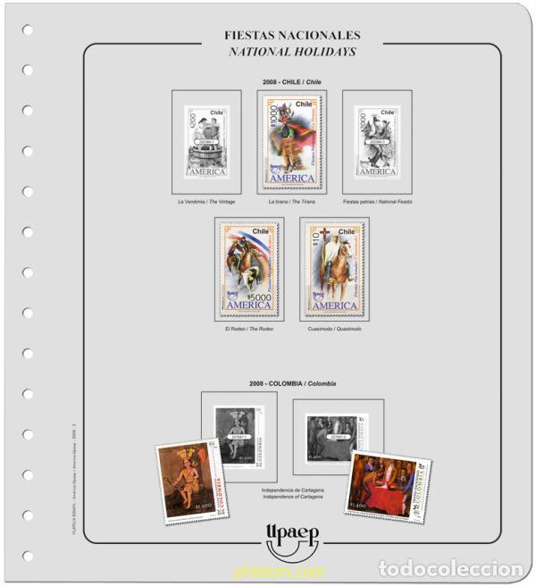 Francobolli: Suplemento America UPAEP 2008 sin montar