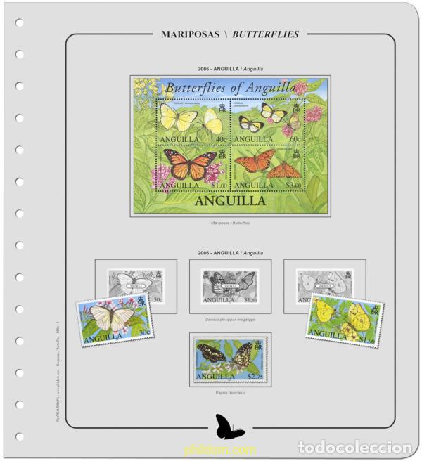 Sellos: Suplemento Mariposas 1979/1983 Montado