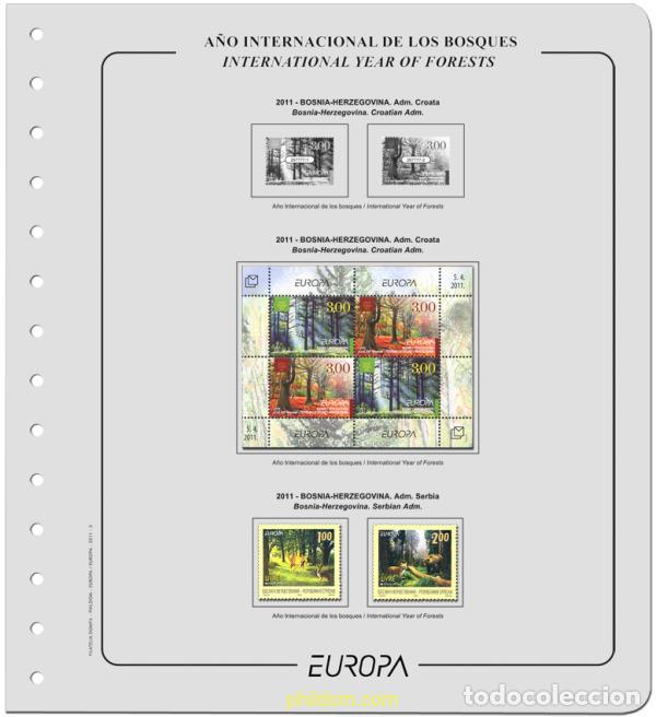 Sellos: Suplemento Europa 2011 B&aacute;sico. Montado