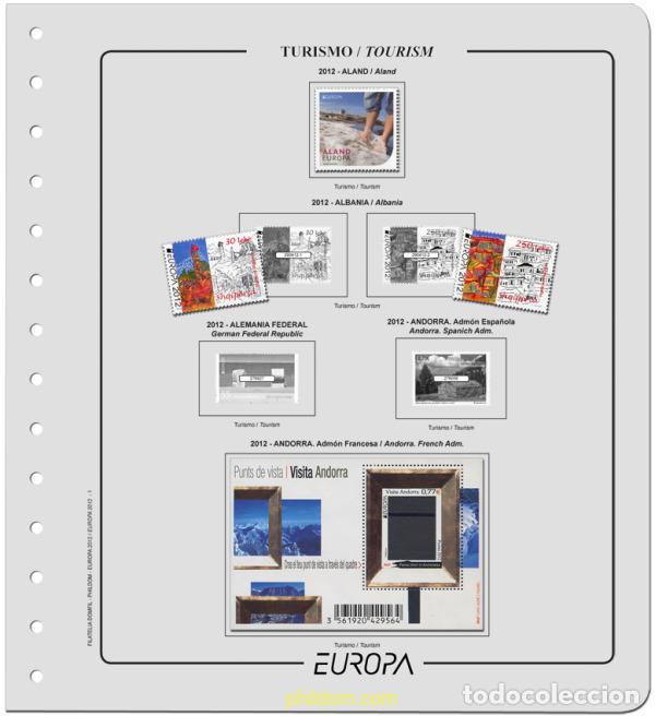 Sellos: Suplemento Europa 2012 B&aacute;sico. Montado