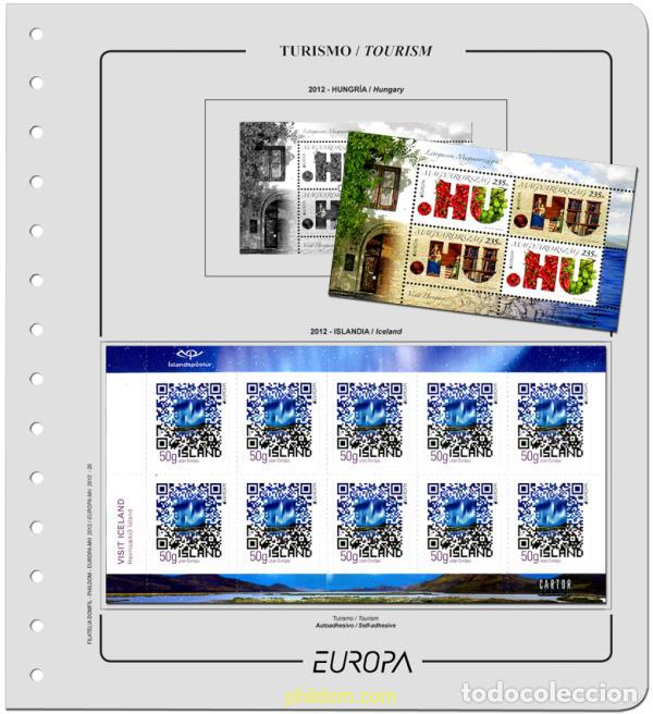 Sellos: Suplemento Europa 2012 Mini-hojas. Montado