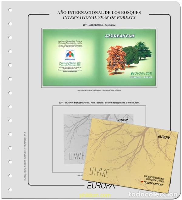 Sellos: Suplemento Europa 2011 Carnets. Montado