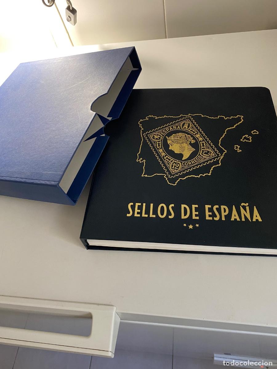 Sellos: ESPA&Ntilde;A - HOJAS PHILOS MONTADAS EN NEGRO DE 1991-1992-1993-INCUIDO ALBUM Y CAJETIN - VER DESCRIPCION