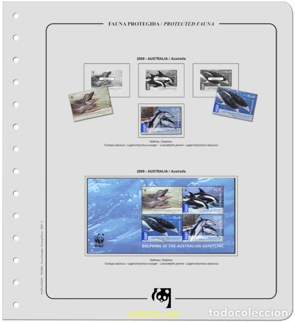 Sellos: Suplemento WWF 2009 Mini-Hojas montado