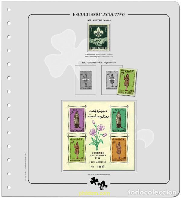 Sellos: Suplemento. ESCULTISMO TOMO II 1962-1966 Montado