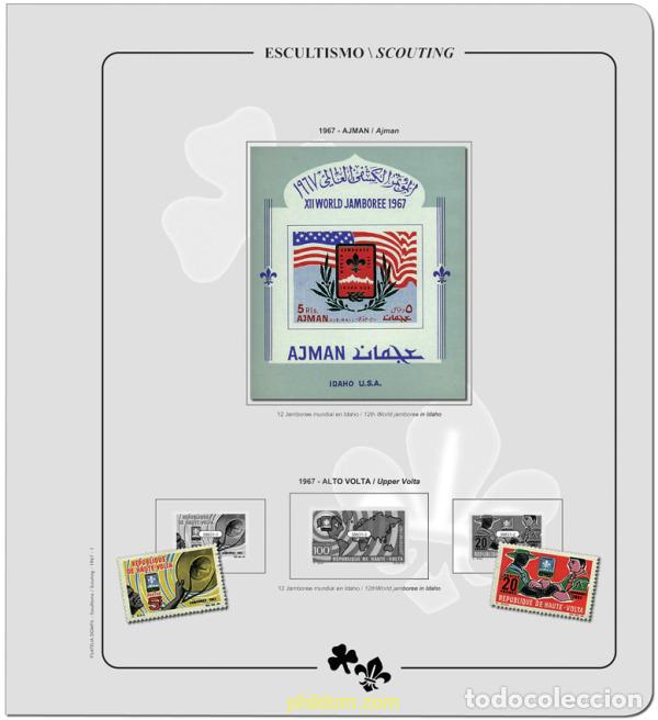 Sellos: Suplemento. ESCULTISMO TOMO III 1967-1969 Montado