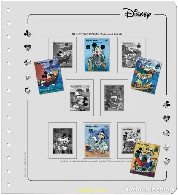 Sellos: Suplemento Walt Disney 1994 TOMO XI Sin Montar