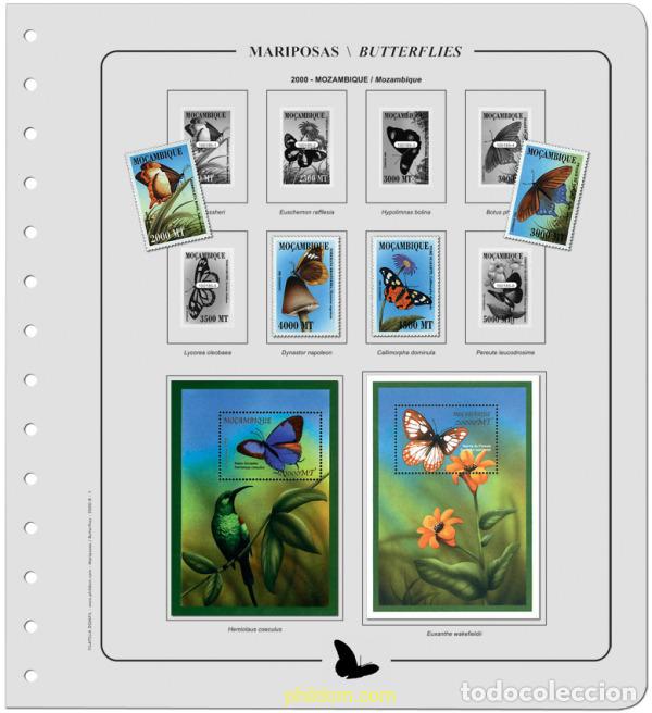 Sellos: Suplemento Mariposas 2000-B. Sin Montar