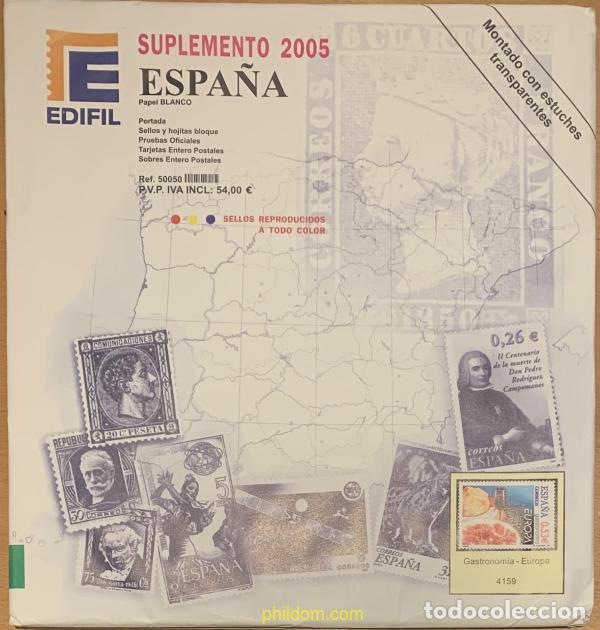 Selos: Supl.Edifil Espa&ntilde;a ESPA&Ntilde;A 2005 montado 50050