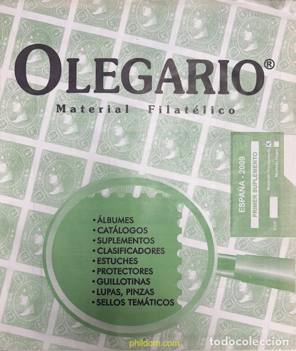 Sellos: Supl.Olegario Espa&ntilde;a 2009 1a. montat