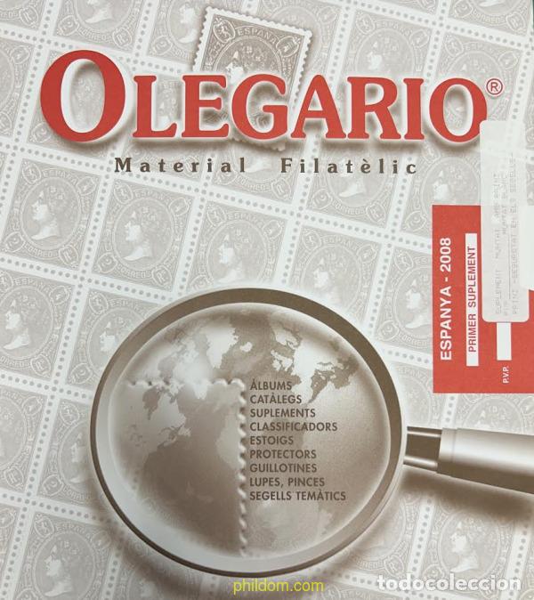 Sellos: Supl.Olegario Espa&ntilde;a 2008 1a.Catal&agrave; montat
