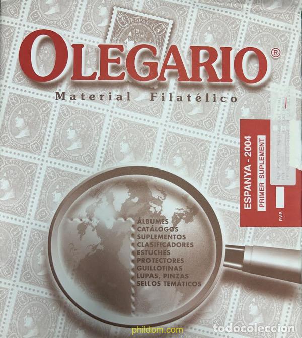 Sellos: Supl.Olegario Espa&ntilde;a 2004 1a. Catal&agrave; Montat negre