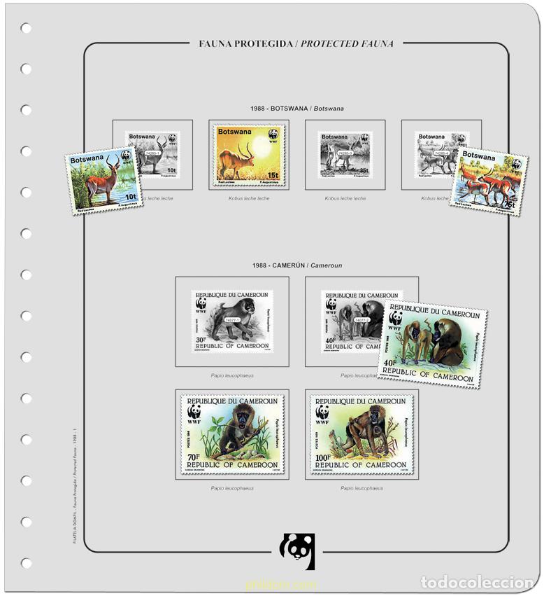 Sellos: Suplemento WWF 1989 B&aacute;sico montado - Foto 2