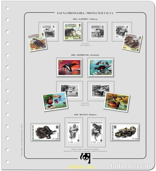 Sellos: Suplemento WWF 1993 B&aacute;sico montado - Foto 1