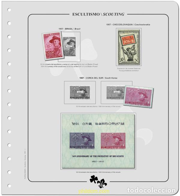 Sellos: Suplemento. ESCULTISMO TOMO I 1900-1961 Montado