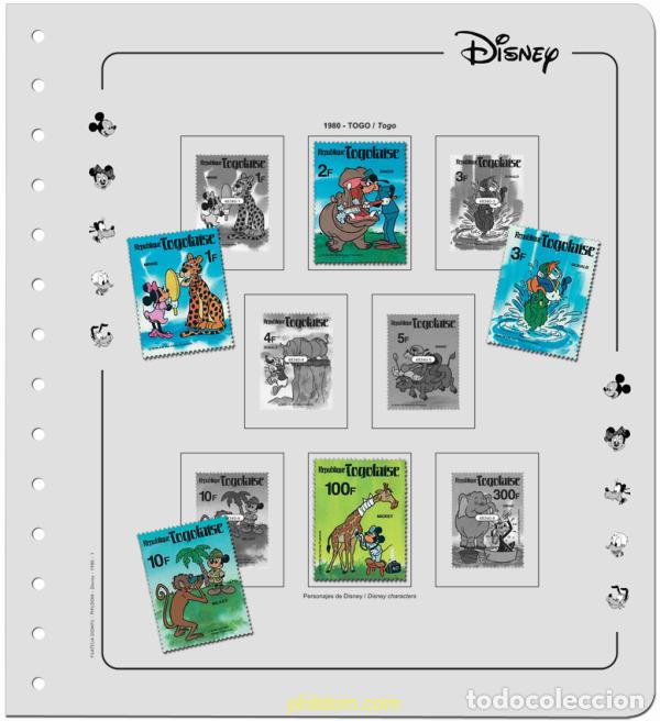 Timbres: Suplemento Walt Disney 1968-1970/1981 TOMO I Sin Montar