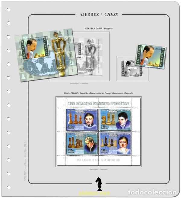 Sellos: Suplemento Ajedrez 2006 Montado