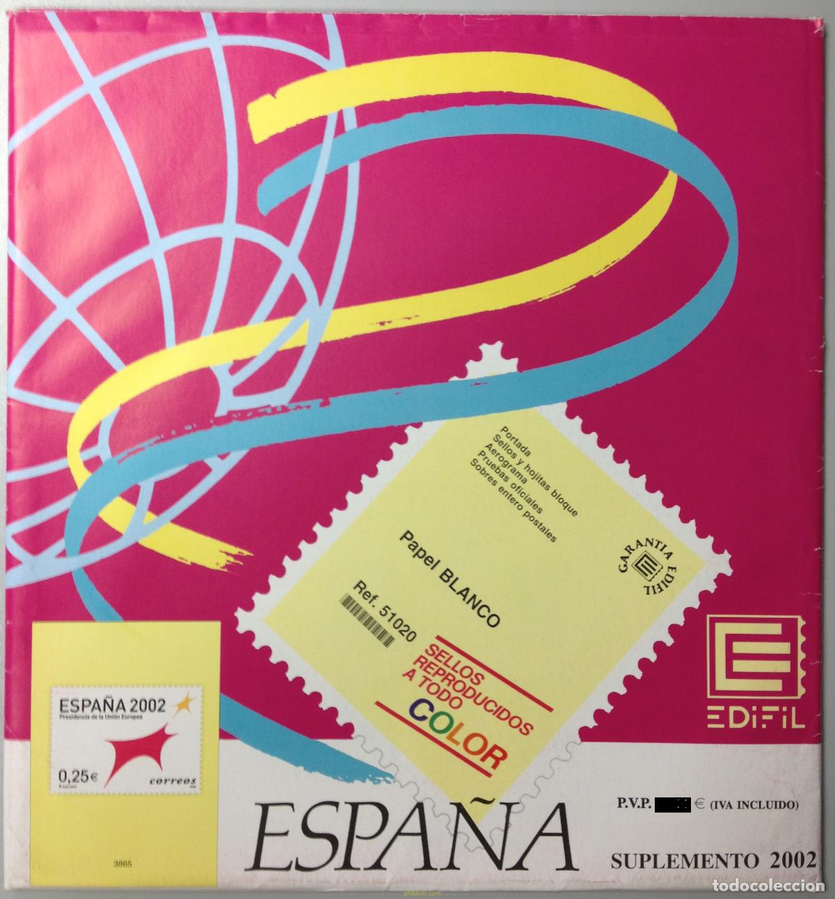 Sellos: Supl.Edifil Espa&ntilde;a 2002 sin montar - Foto 2