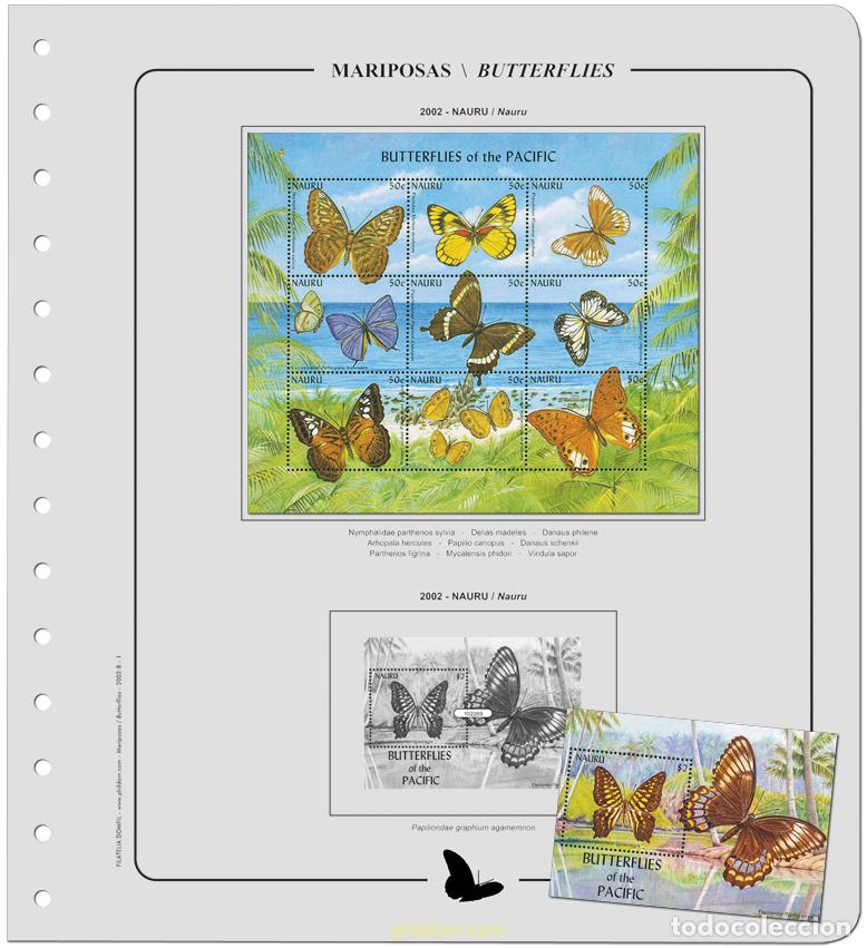 Sellos: Suplemento Mariposas 1991 b Sin Montar - Foto 2