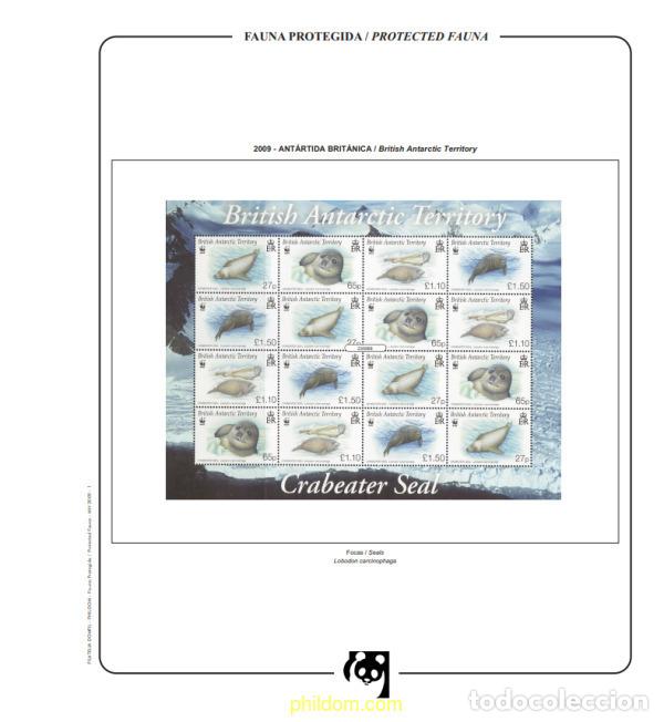 Stamps: Suplemento WWF 1999 Mini-Hojas montado